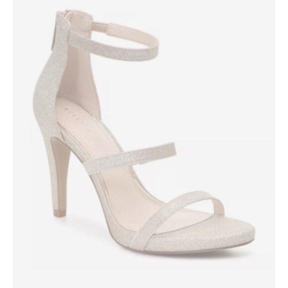 Kelly & Katie Sz 9 M Gold Metallic Courtney Jeweled Stiletto Heels Party - Picture 2 of 16